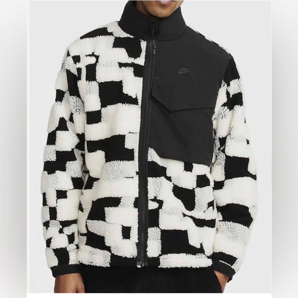 Nike Tech Pack Therma Fit Sherpa Fleece Jacket Men's Size S. DD6632-010. NWT